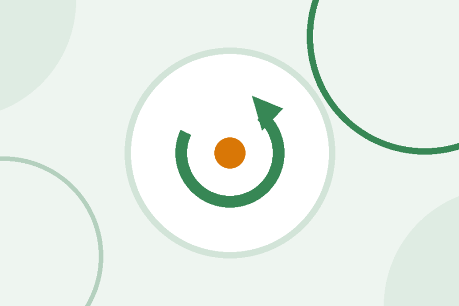 Icono de una flecha circular de reinicio