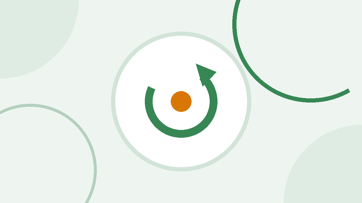 Icono de una flecha circular de reinicio